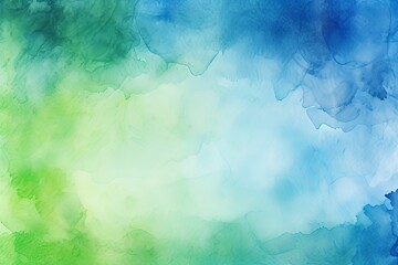 Obraz na płótnie Canvas Indigo Coral Lime abstract watercolor paint background barely noticeable with liquid fluid texture for background, banner with copy space and blank text area