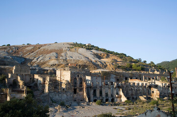 Lord Brassey Washing Plant at abandoned mine in Arbus, Sardinia, Italy