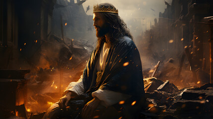 jesus the king of kings portrait