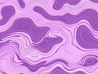 Fototapeta na wymiar Lavender topographic line contour map seamless pattern background with copy space