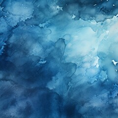 Fototapeta na wymiar Midnight Blue Peach Aqua abstract watercolor paint background barely noticeable with liquid fluid texture for background, banner with copy space and blank text area