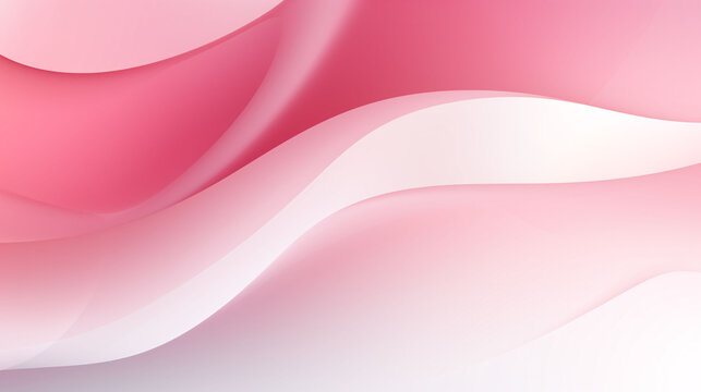 White pink abstract waves background for business flyer or wallpaper