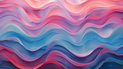 Pastel wave patterns with pink and blue hues. Soft texture concept for background