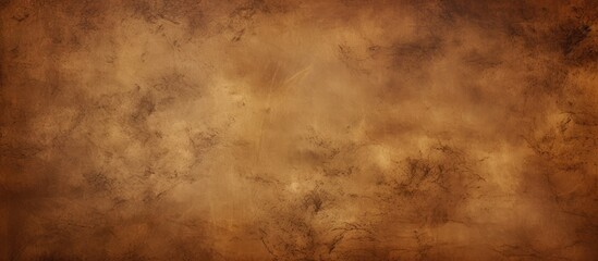 Fototapeta na wymiar A detailed closeup of a rich brown textured background resembling wood flooring, featuring tints and shades of amber, beige, and peach, creating a pattern in darkness