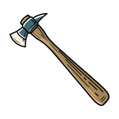 Axe Vector. Crossed Axes. Crossed Firefighter Axe. Fire Service Fireman Axe