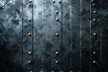 Rough Metal Plate Texture - High-Quality Image Generative AI
