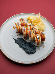 The restaurant serves bowls, sushi, and ramen, representing Pan-Asian cuisine