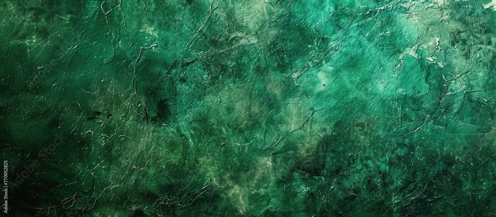 Poster a serene natural landscape painting featuring a temperate broadleaf and mixed forest with vibrant gr