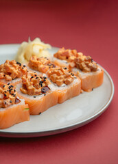 In our restaurant, you can enjoy exquisite cuisine representing Pan-Asian flavors, including fresh seafood such as lobsters, crab, oysters, as well as various types of sushi