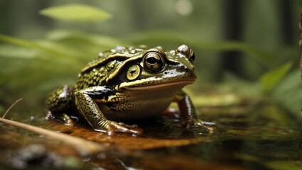 Obraz premium forest frog