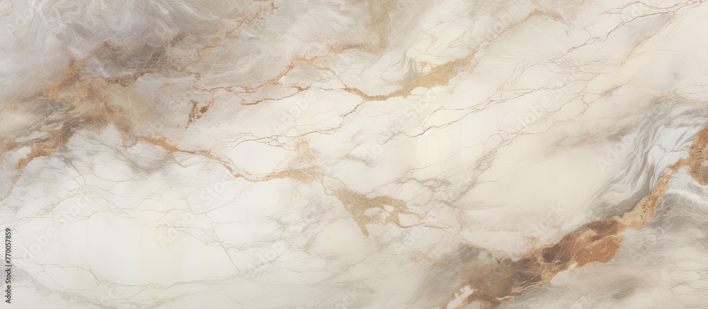 Poster the marble surface displays an intricate pattern in shades of brown and white, adding elegance and s