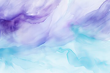 Sienna Cyan Lilac abstract watercolor paint background barely noticeable with liquid fluid texture for background, banner with copy space and blank text area