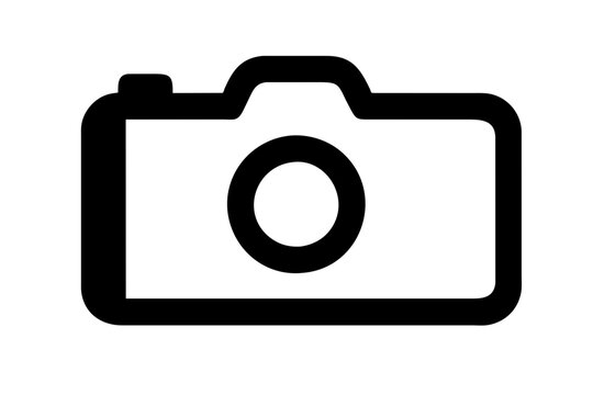 camera icon silhouette vector illustration