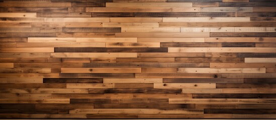 A rustic wooden structure displaying a multitude of individual planks arranged closely together for a textured appearance