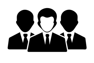 man icon silhouette vector illustration