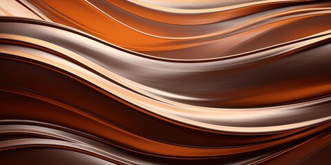 abstract background of metal texture surface, swirl ripple  copper metal sheet layers , new and shiny reflective surface, Generative