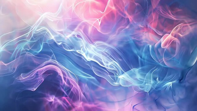 abstract background with blue and pink smoke in it, digitally generated image