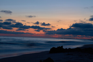 Fototapeta premium Majestic Sunset Painting the Ocean