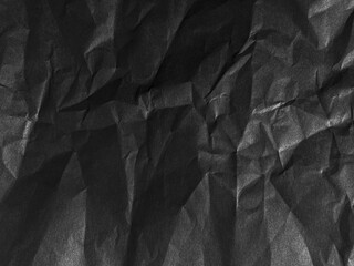 crumpled paper texture background, black paper texture background