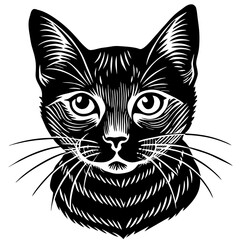 cat  silhouette vector illustration and svg file