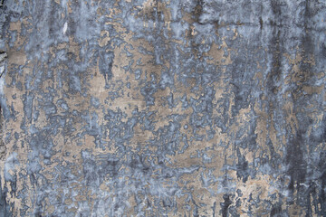 Shabby Old grungy concrete wall as background or texture, Old brown gray rusty vintage