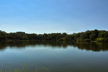 Fototapeta na wymiar 湖の風景