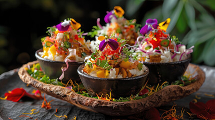 Tropical Delight: Fruit Salad Presentation