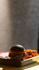 Hamburger for stock photos and menus 
