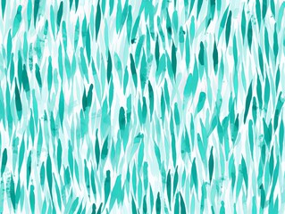 Teal thin pencil strokes on white background pattern