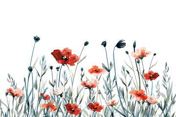 Enchanted Meadows: Meadow Flowers Vector Art