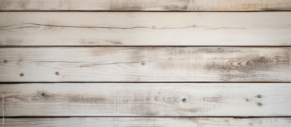 Poster a closeup of a brown hardwood plank wall with a parallel pattern, creating a rectangle flooring desi