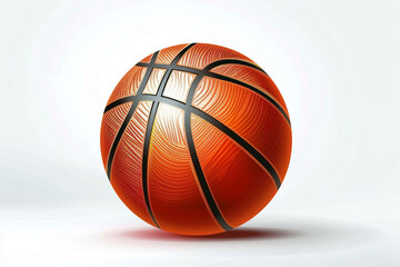 New 2023 basketball on a white background. Vector illustration.isolated on solid white background.