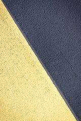 wall plastered and painted with geometric shapes 1