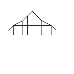 Roof truss icon