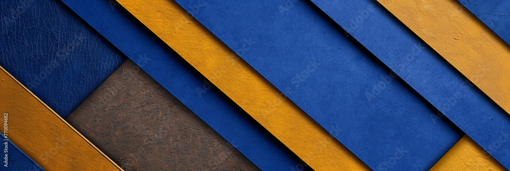 Poster blue geometric gradient shapes banner with concrete stone pattern for website and print design