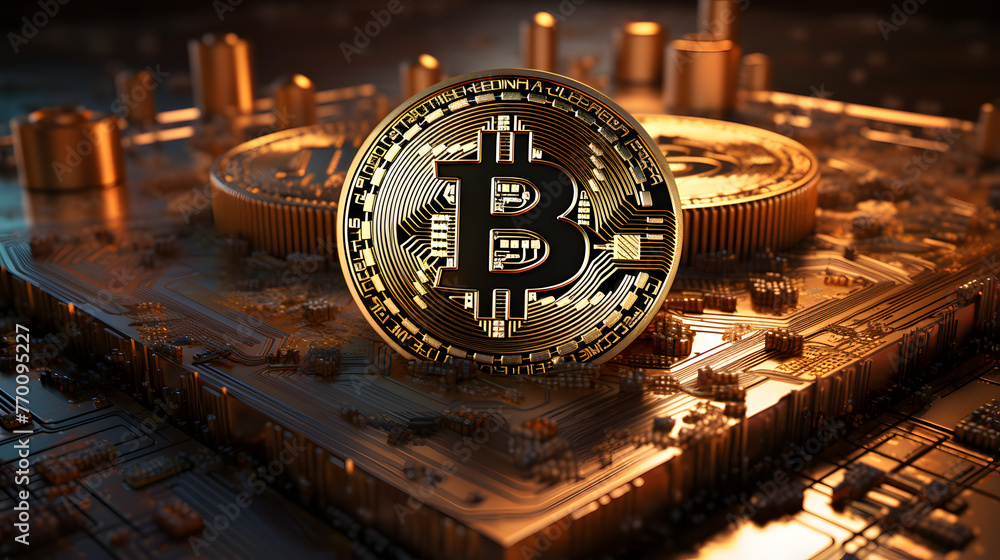 Poster digital code bitcoin