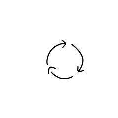 circular arrow