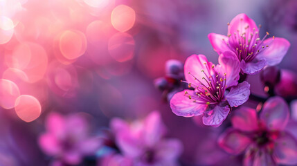 Close-Up of Vibrant Pink Flowers - Powered by Adobe