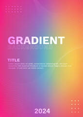 Vibrant Rainbow Gradient Vector Backdrop Illustration
