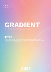 Beautiful Soft Pastels Rainbow Gradient for Graphic Projects