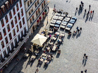 Dresden Altstadt (old town) from above