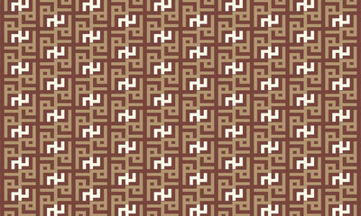 Infuse your designs with earthy elegance using this captivating brown geometric pattern.