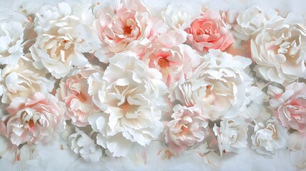 Blossoming White and Pink Flowers

