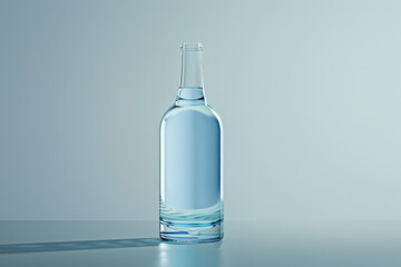 Bottle of Water on Table