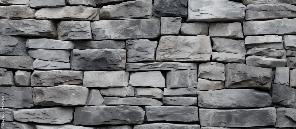 Poster a close up view of a collection of rocks stacked together, set against a black background, creating 