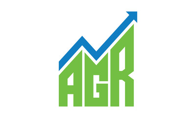 AGR financial logo design vector template.	