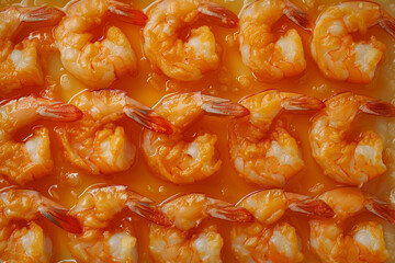 Food sea shrimp. background with prawn