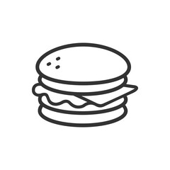 Coffee Bistro line icon sets