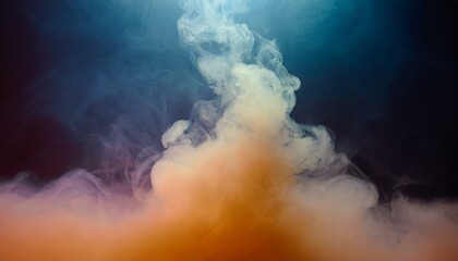 Atmospheric smoke, abstract color background, close-up. 