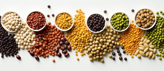 Different cereals and legumes